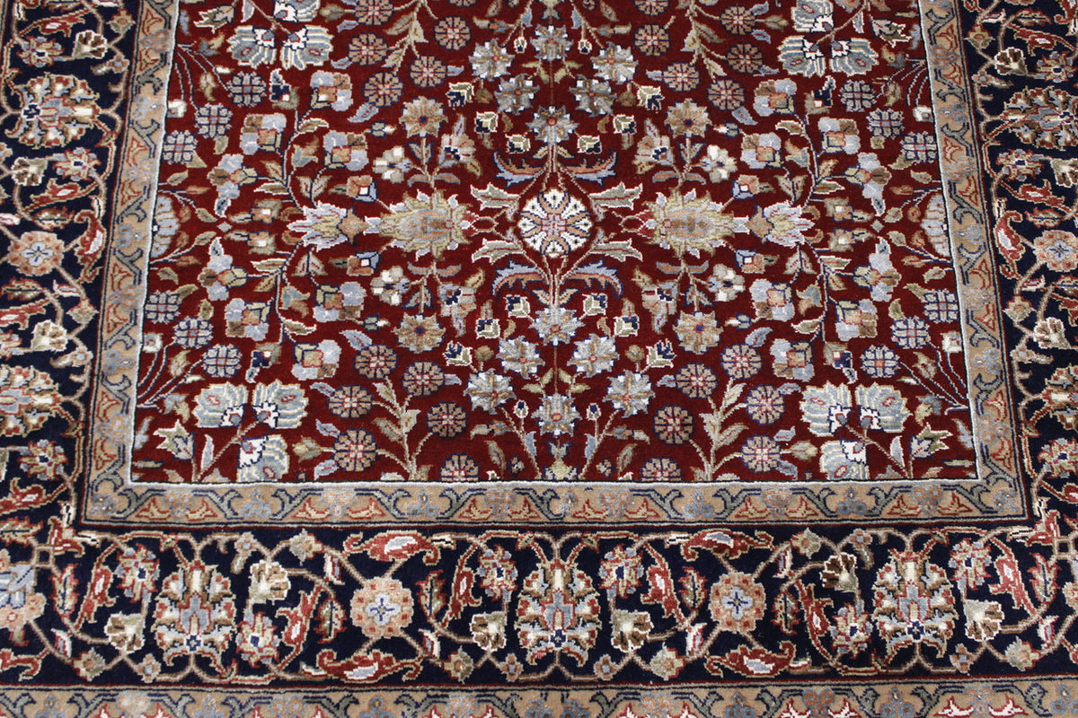 Back of Traditional Turk Heraki hand-knotted rug