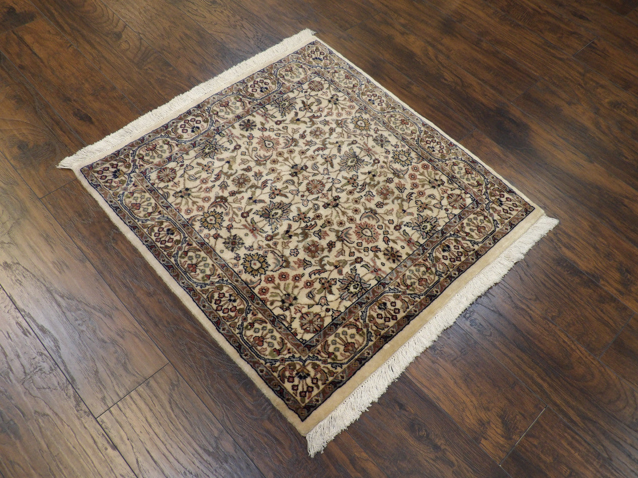 Full view of Fine Persian Kashan rug