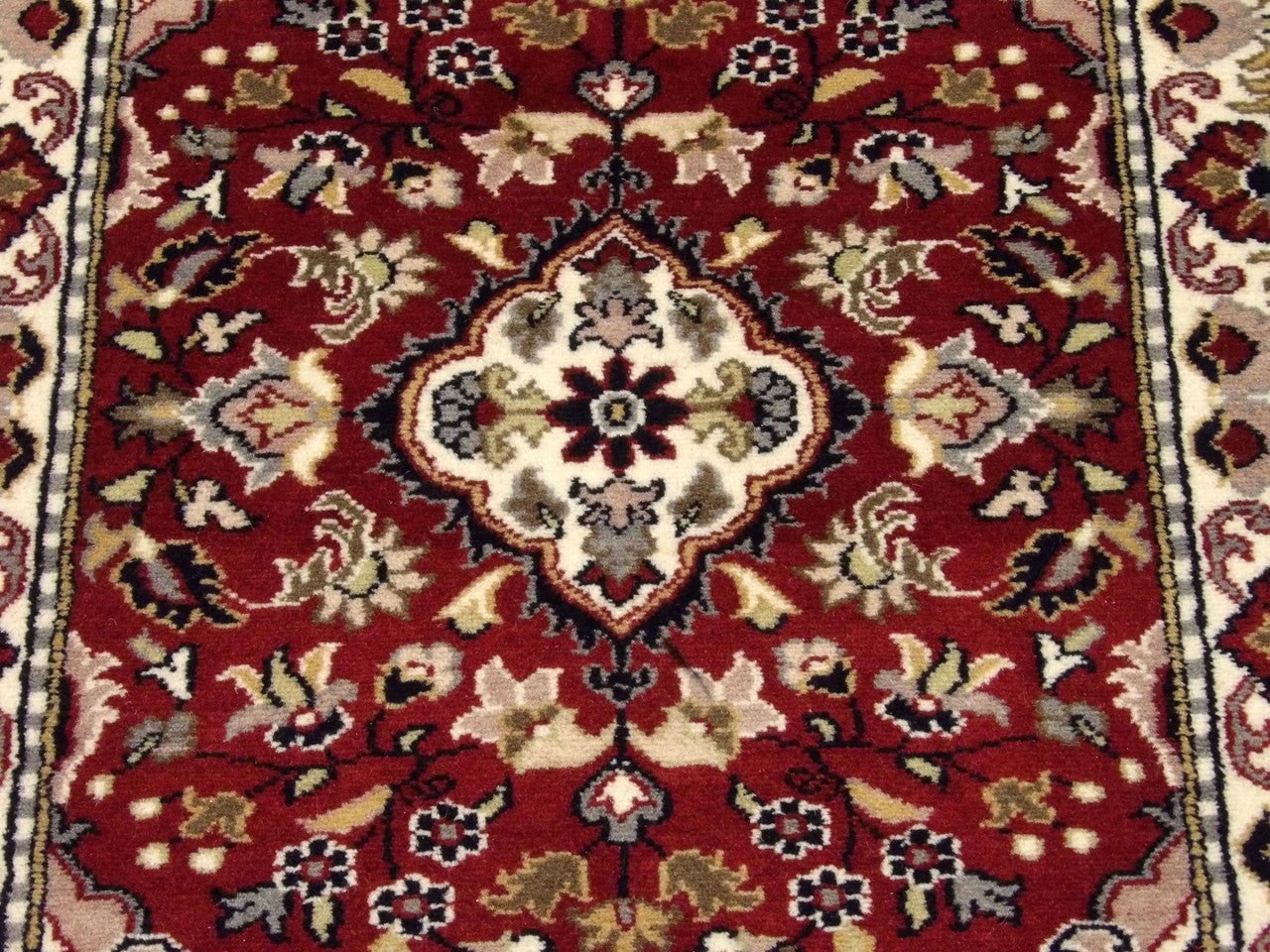 Back of Pak Persian Fine Tabriz hand-knotted rug