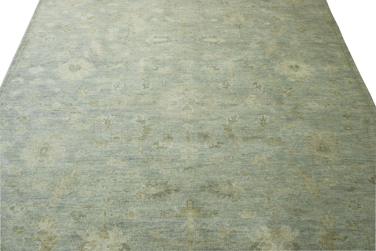 Full view of Oushak Ziegler rug