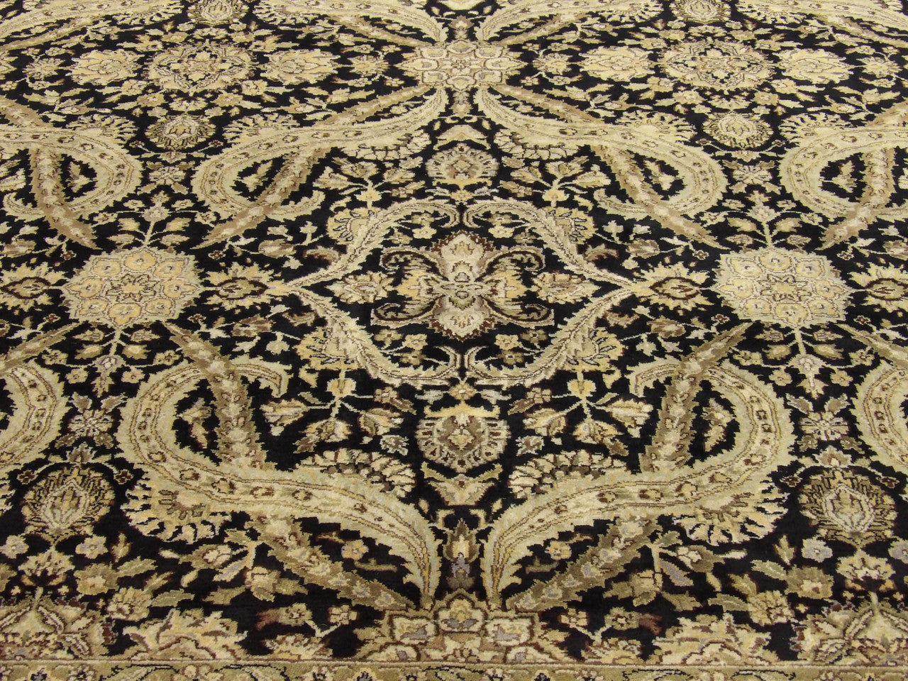 Back of Fine Persian Ziegler hand-knotted rug