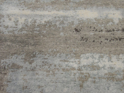 Modern Tibetan Abstract Design rug border detail