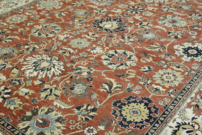 Traditional Fine Haji Jalili rug border detail