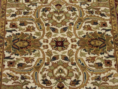 Back of Fine Persian Kashan hand-knotted rug