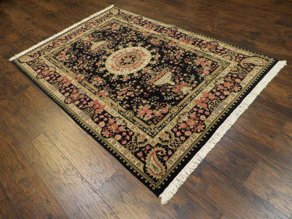 Full view of Fine Persian Qum rug