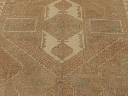 Back of Anatolian Vintage Oushak hand-knotted rug