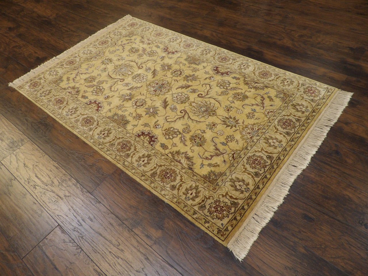 Full view of Fine Persian Kashan Tie Dye rug
