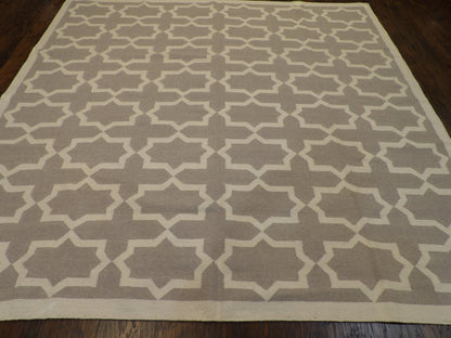 Coastal Flat Weave Indoor/Outdoor Durry Beachy rug corner detail