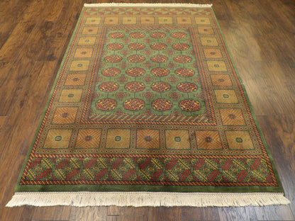 Tribal Bokhara Elephant Print rug corner detail