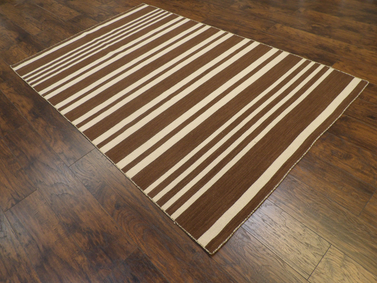 Full view of Coastal Flat Weave Indoor/Outdoor Beach rug