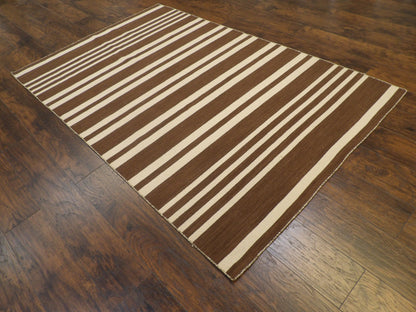 Full view of Coastal Flat Weave Indoor/Outdoor Beach rug