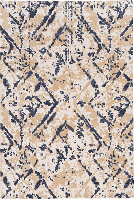 CONTEMPORARY HAND WOVEN RUG WOOL  -  WRU510CHAMPAGNE