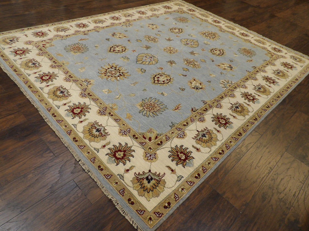 Chobie Oushak / Peshawar hand-knotted wool rug in Blue, 8'0" x 10'0", SKU w1017