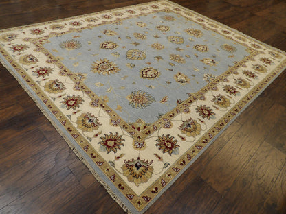 Chobie Oushak / Peshawar hand-knotted wool rug in Blue, 8'0" x 10'0", SKU w1017