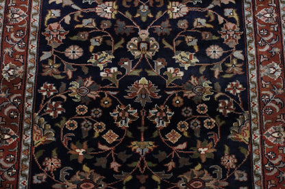 Back of Traditional Fine Heraki hand-knotted rug
