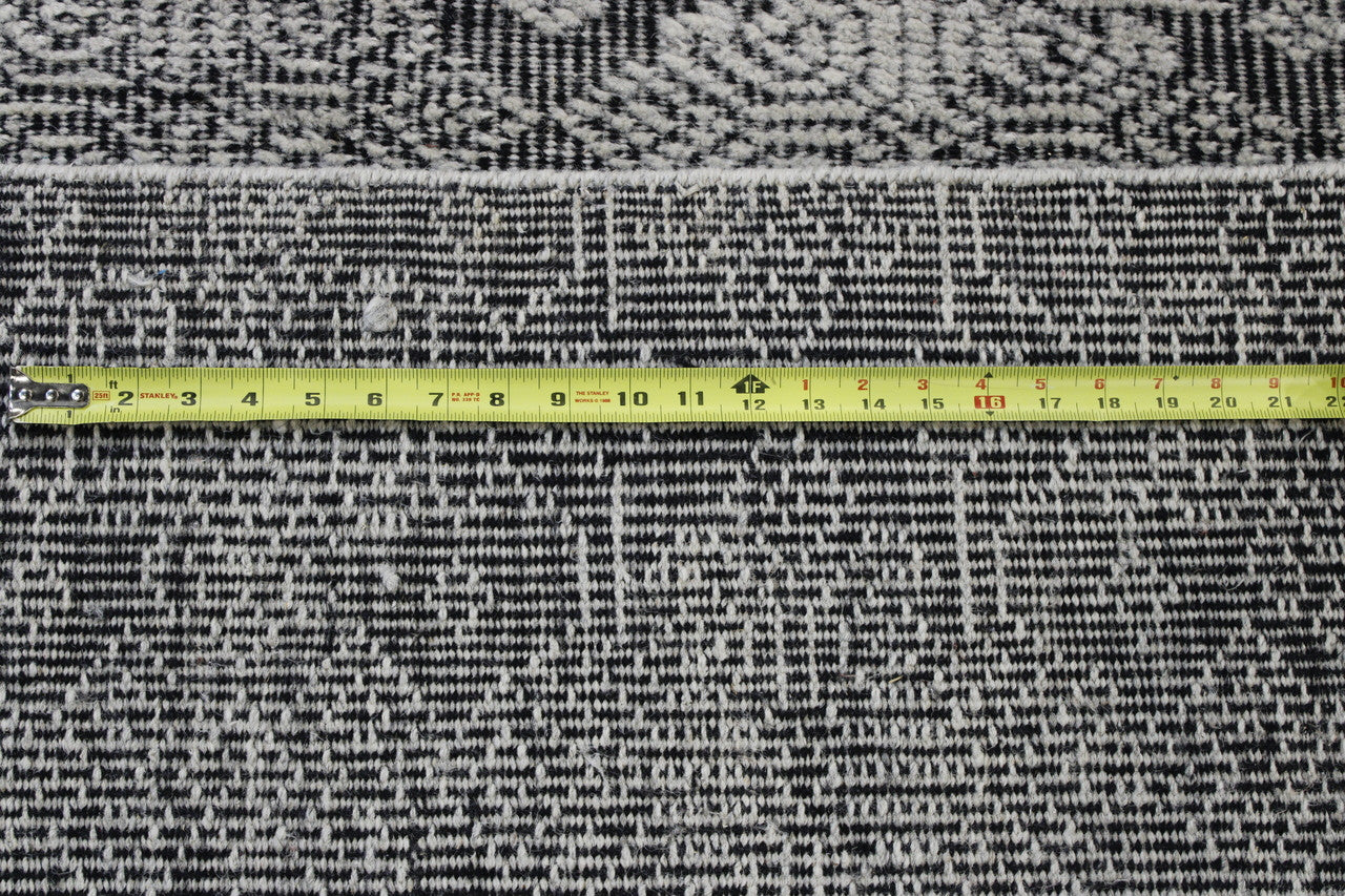 Back of Transitional Flatweave Sumack hand-knotted rug