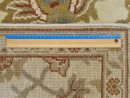 Ivory Oushak rug in room setting