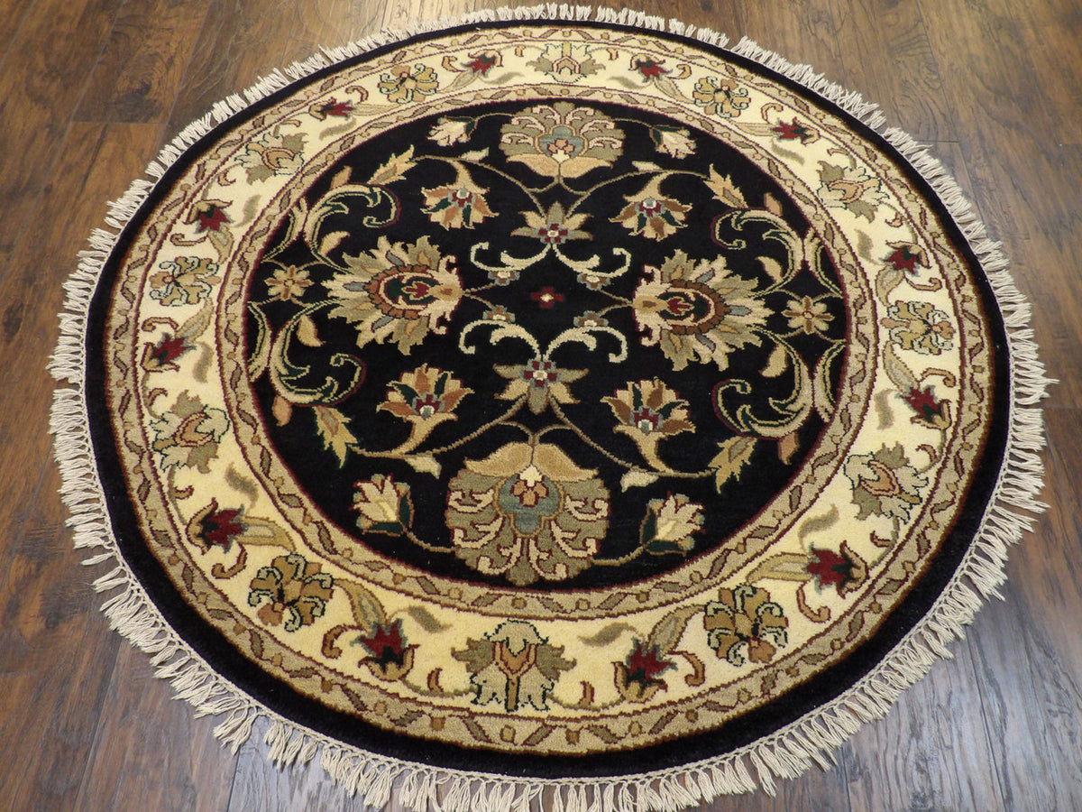 Jaipur Kashan Antique Wash rug corner detail