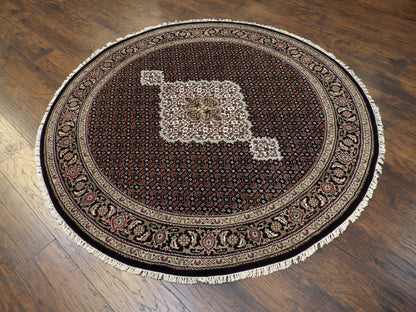 Full view of Fine Persian Mahi Tabriz rug