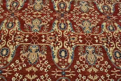 Tribal Fine Sherapi rug corner detail