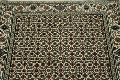 Back of Traditional Indo Bidjar hand-knotted rug