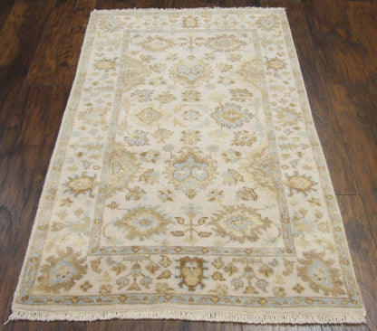 Oushak rug corner detail