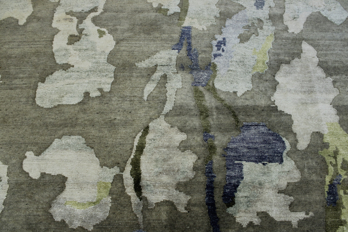 Full view of Modern Abstract Broken Design rug
