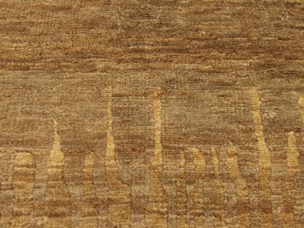 Natural Jute Modern Design Indoor Outdoor rug border detail