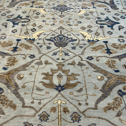 Oushak Zigler Hand knotted 11'10" x 14'8" - w20190