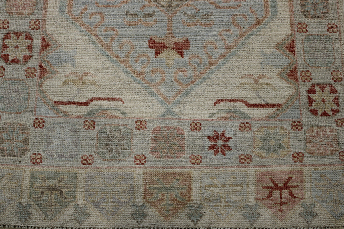 Full view of Oushak Chobi rug