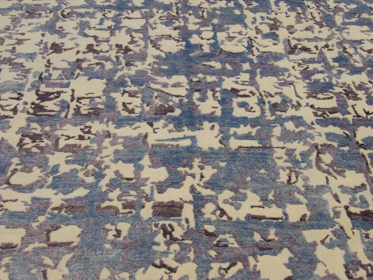 Close-up of sculpted carved pile texture