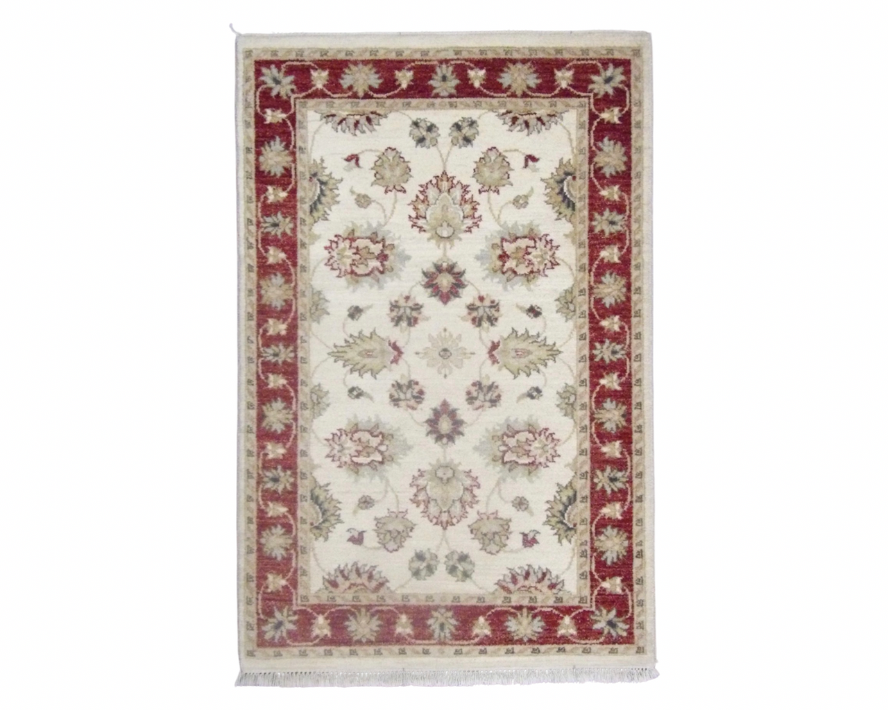 Chobie Oushak / Peshawar hand-knotted wool rug in Beige, 2'8" x 4'0", SKU w530