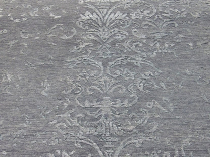 Full view of Transitional Broken Damask rug