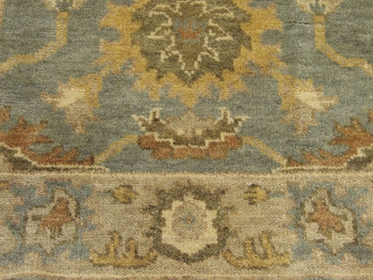 Turk Oushak Wash rug border detail