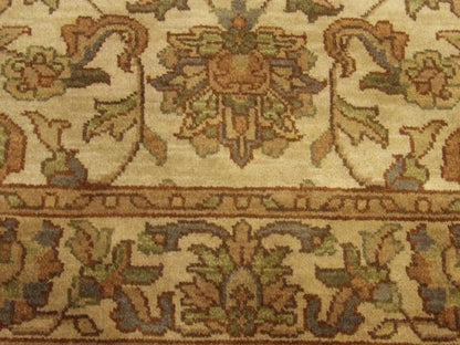 Jaipur Kashan Antique Wash rug border detail