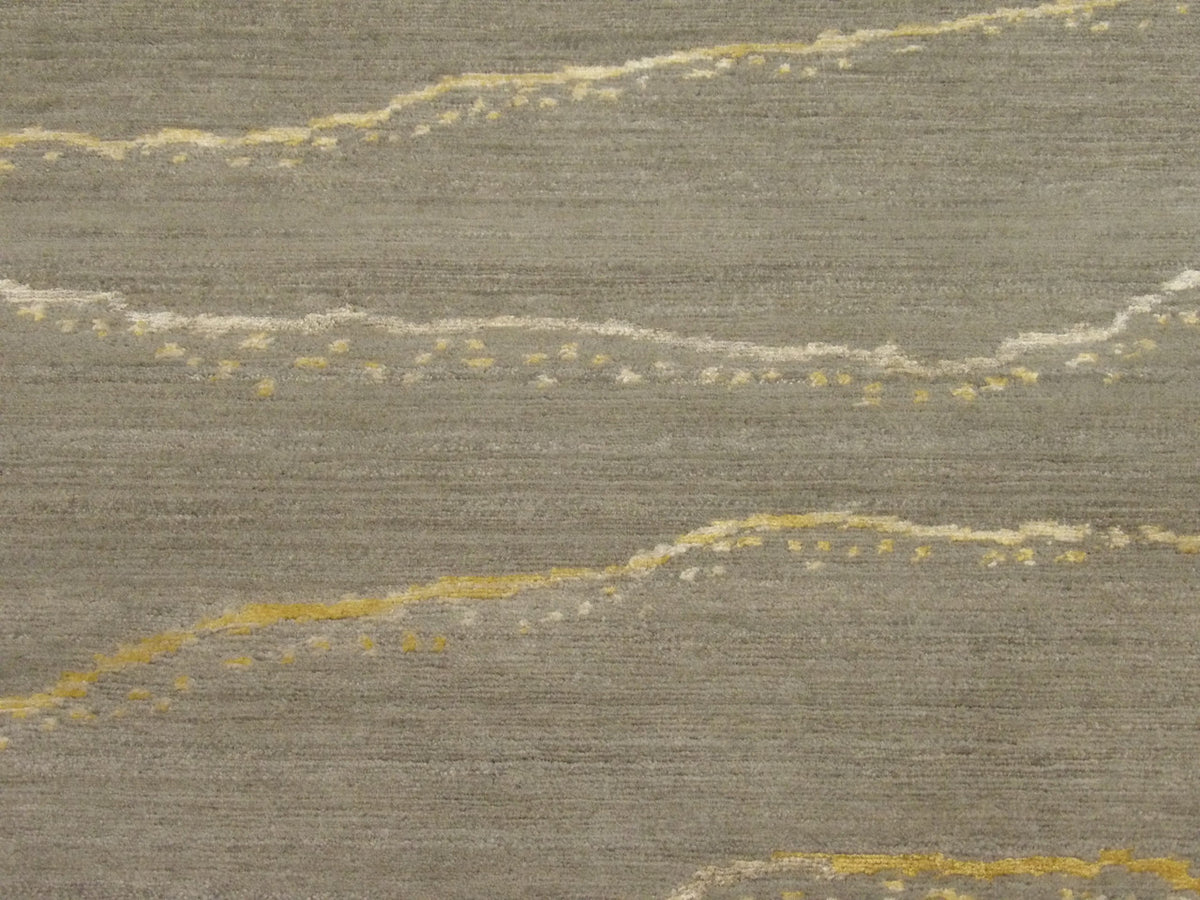 Back of Modern hand-knotted rug