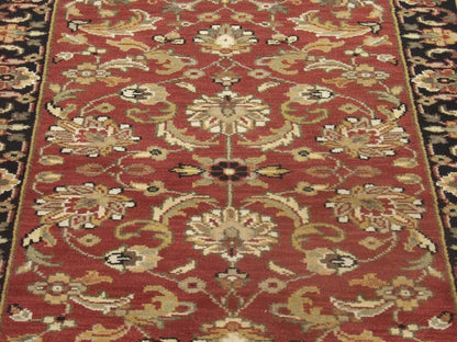 Back of Jaipur Kashan Antique Wash hand-knotted rug