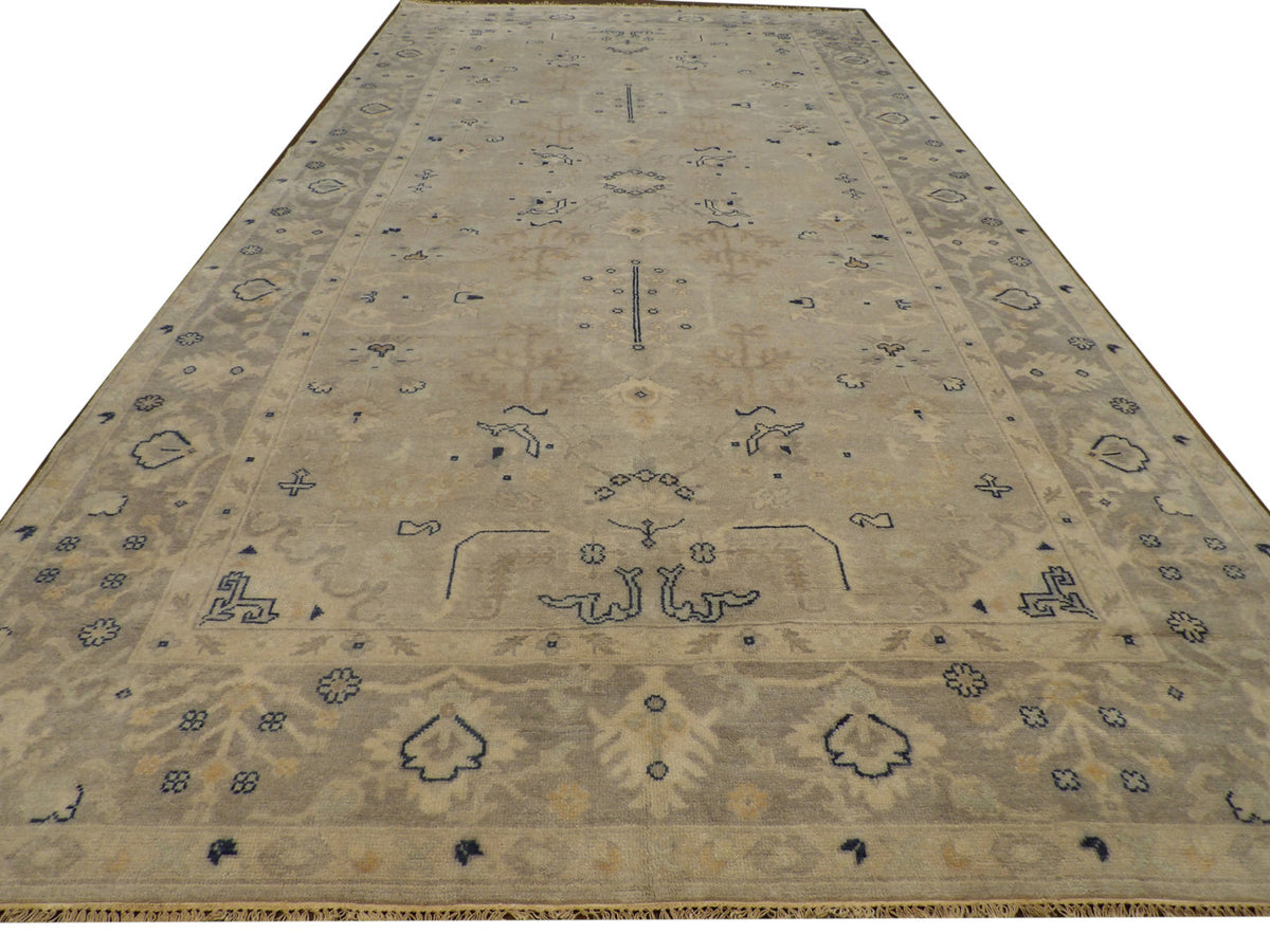 Close-up of wool pile, Gray rug