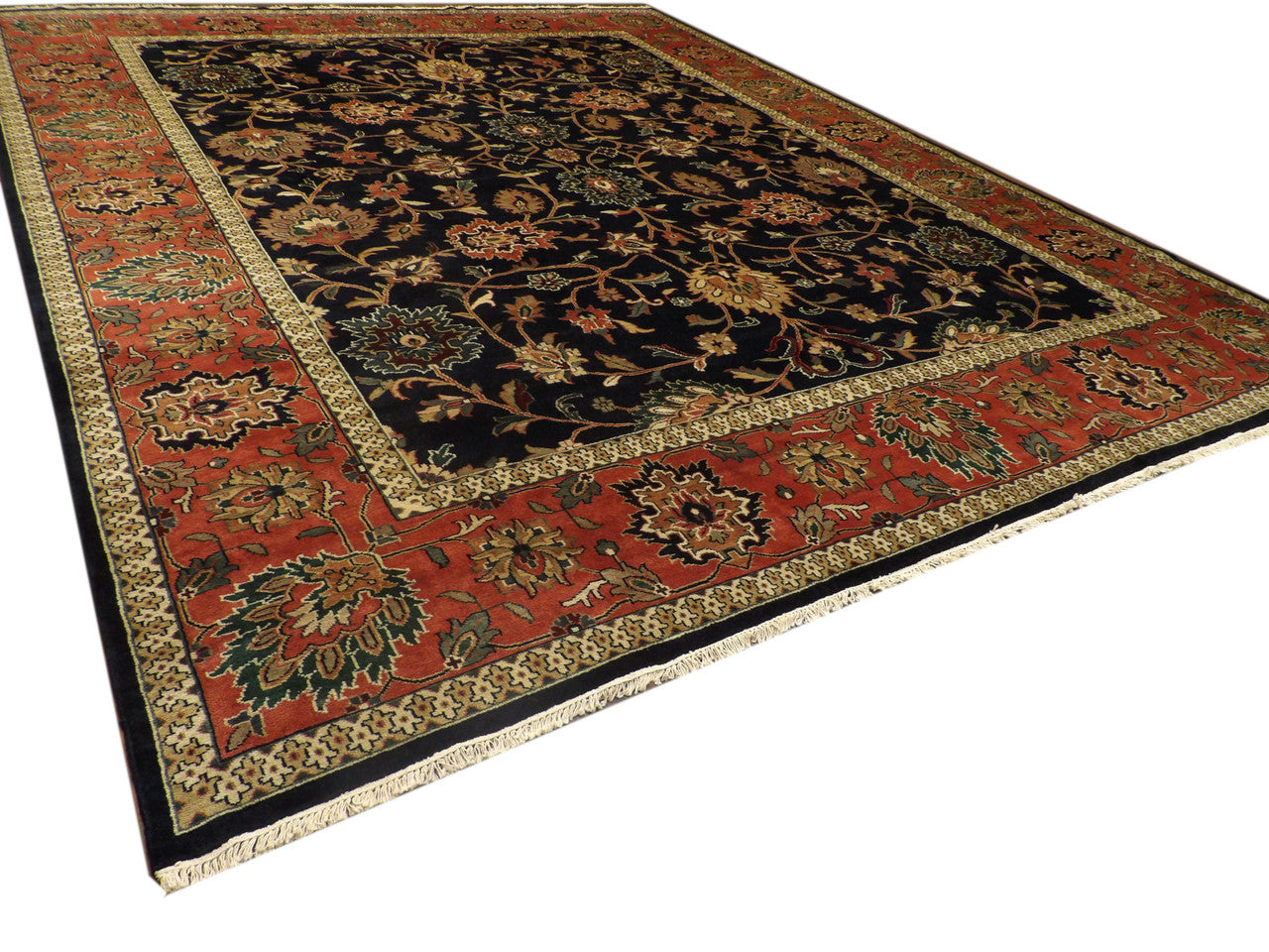 Full view of Turkish Weave Kashan rug
