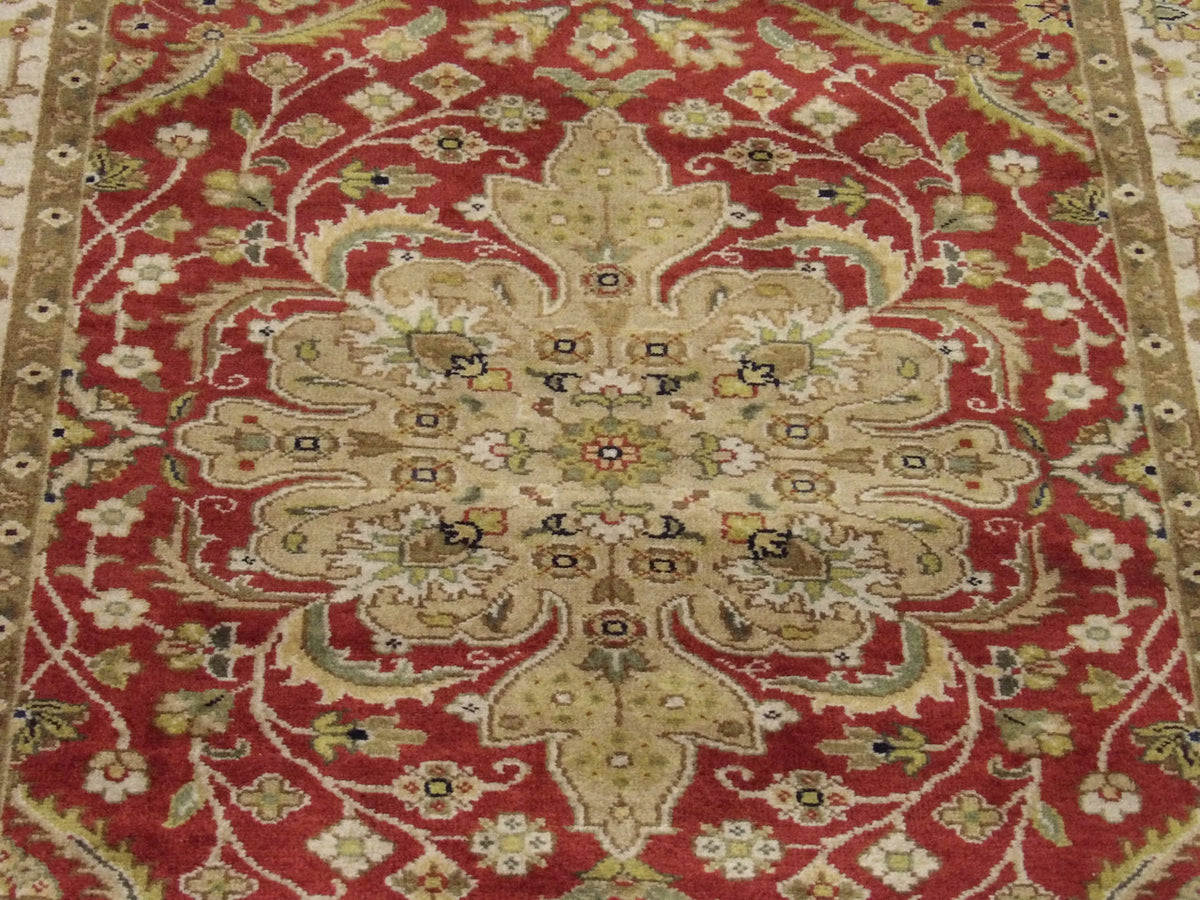 Back of Fine Persian Tabriz hand-knotted rug