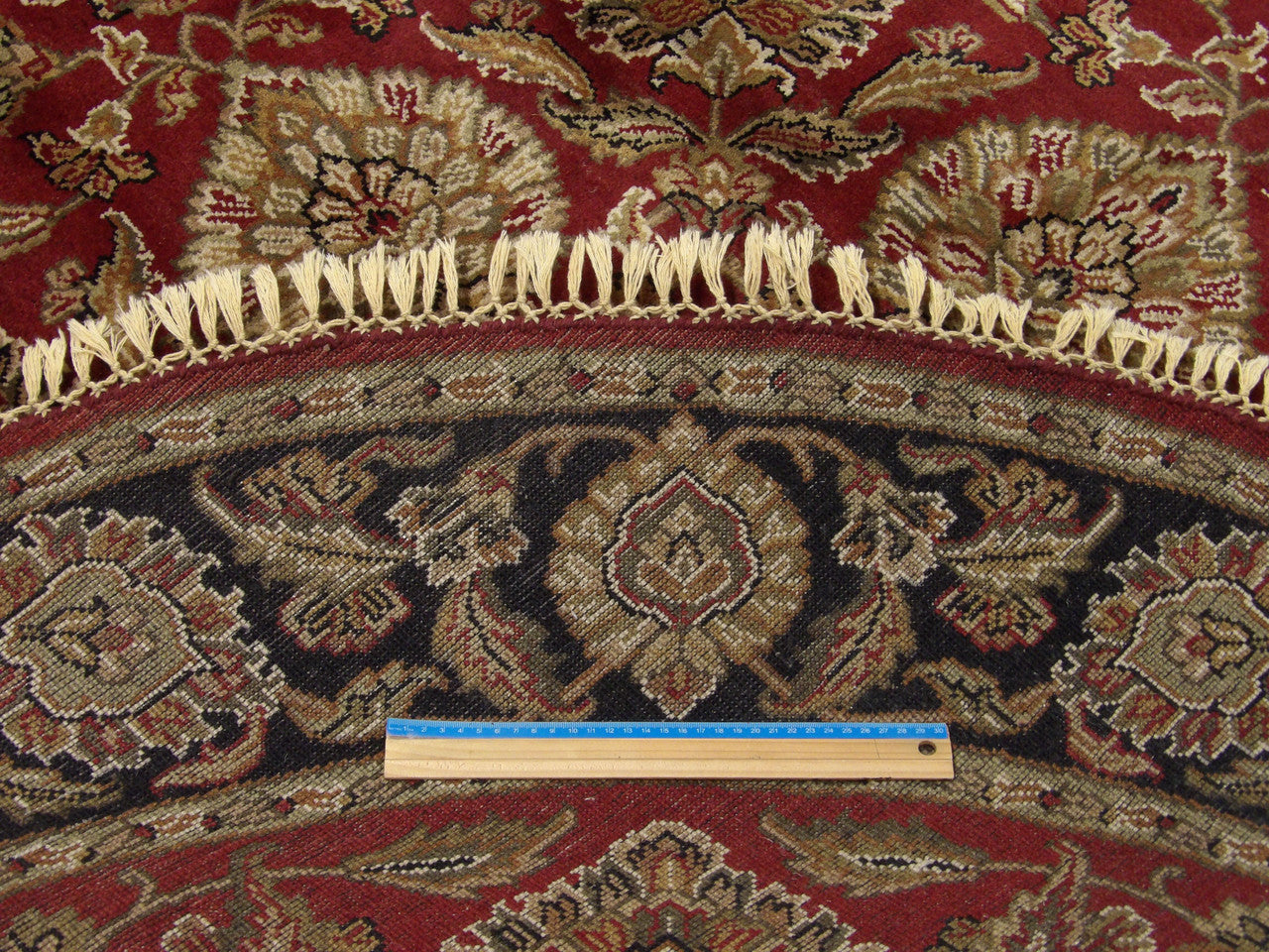 Black & Red Jaipur Kashan Antique Wash rug in room setting