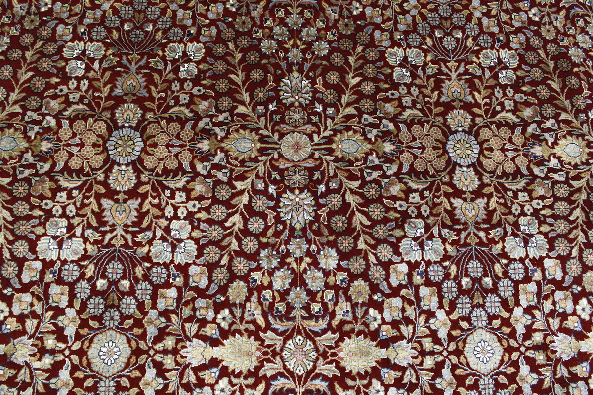 Back of Traditional Fine Sherapi hand-knotted rug