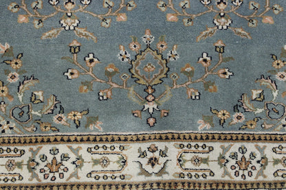 Traditional Fine Sharukh Design rug corner detail