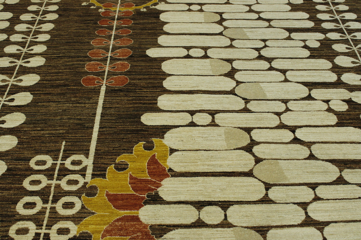 Full view of Tribal Arts & Crafts Design rug