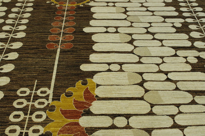 Full view of Tribal Arts & Crafts Design rug