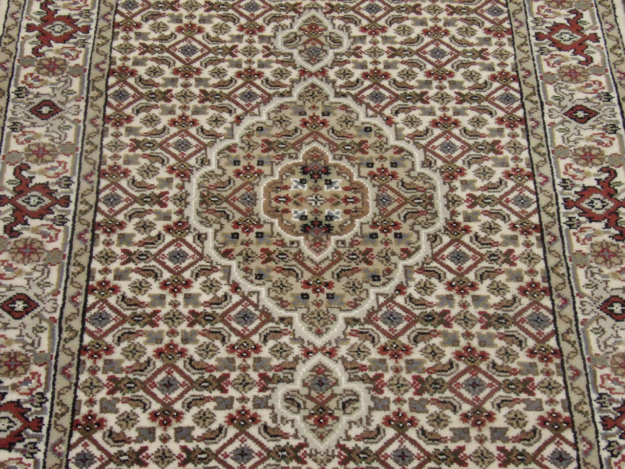 Full view of Persian Mahi Tabriz rug