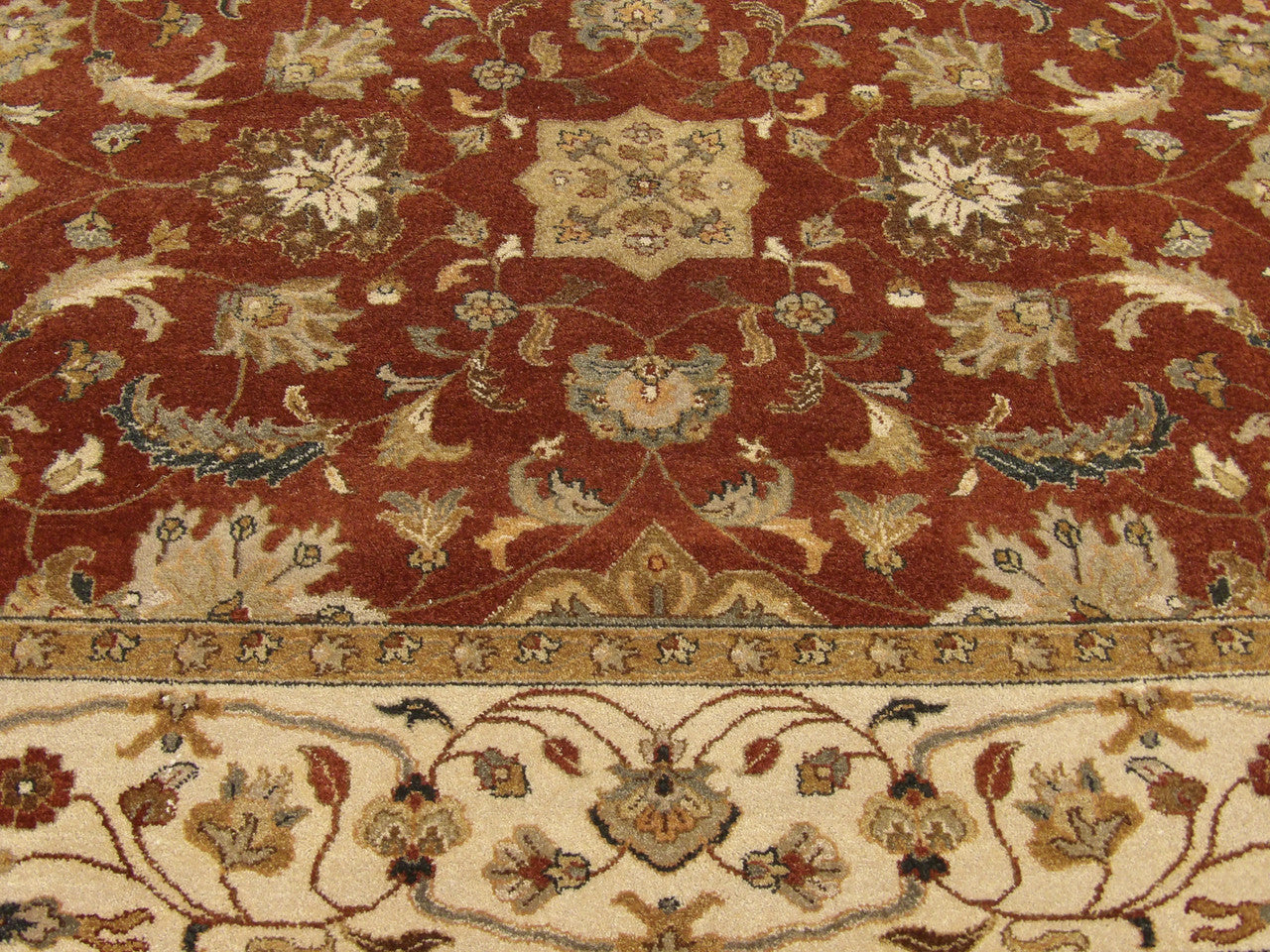 Chobie Oushak / Peshawar hand-knotted wool rug in Brown, 8'0" x 10'0", SKU w930