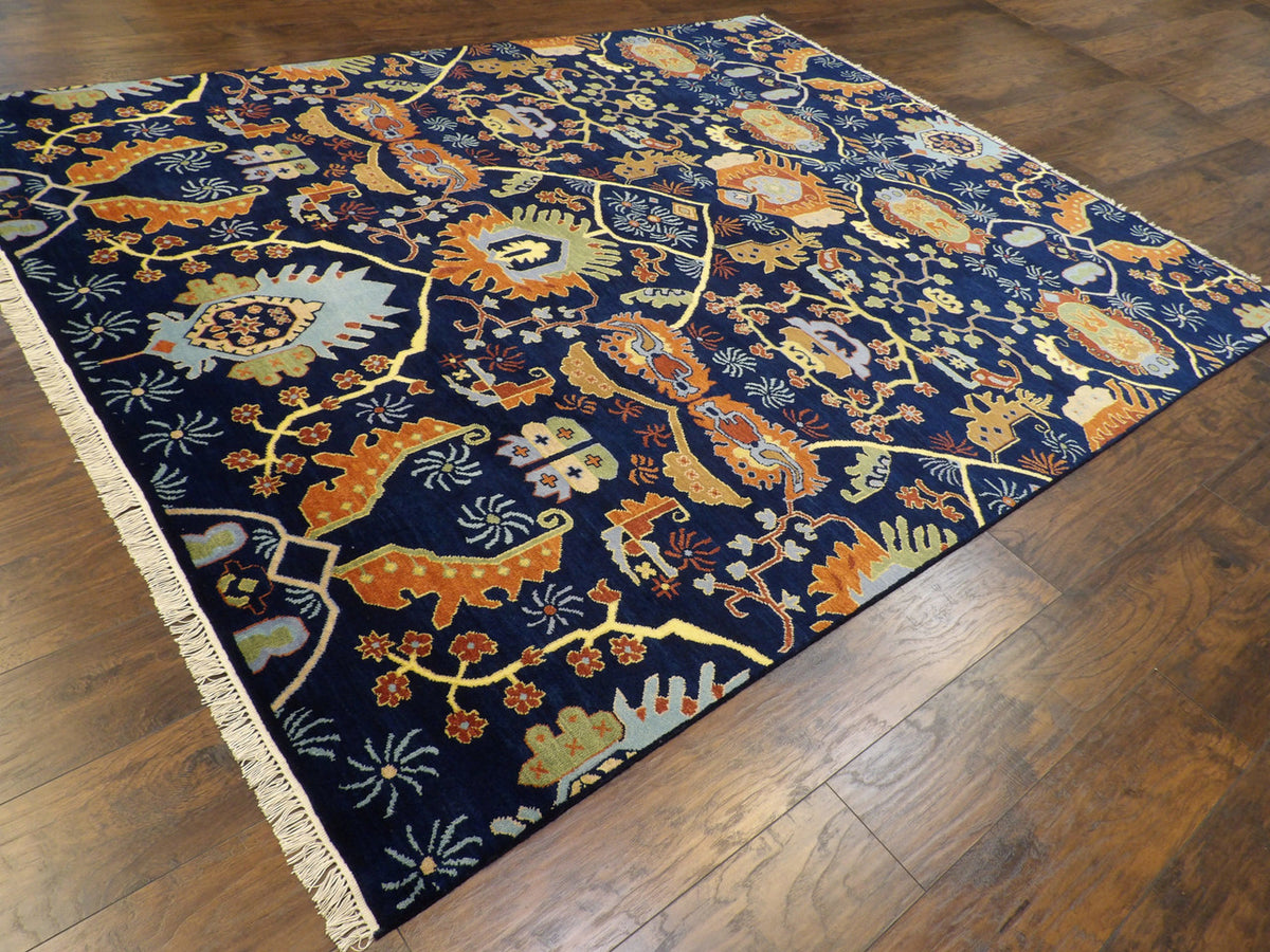 Full view of Colorful Modern Rich Ziegler Design rug