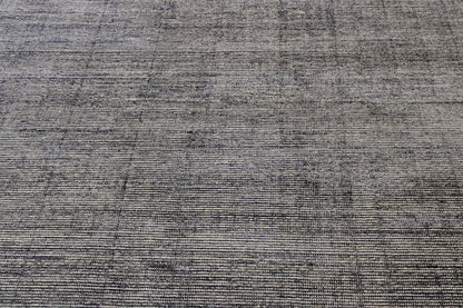 Modern Plain Abrash Design rug border detail