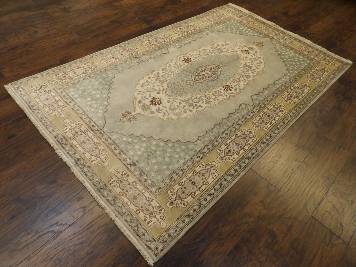 Full view of Fine Persian Haji Jalili Tabriz rug